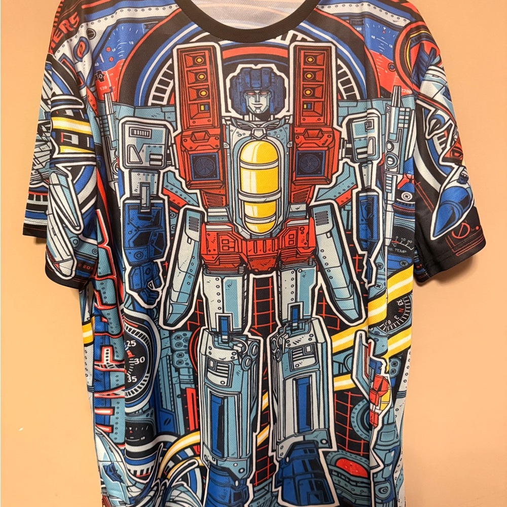 Custom Starscream Transformers 3D Graphic Print Shirt 2xl